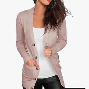 Elegant cream Cardigan Sweater